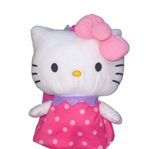 Hello kitty plush backpack